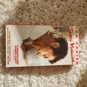 Jerry Maguire Tom Cruise VHS Tape‎ 1996 Academy Award Nomination Romantic Comedy
